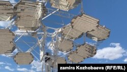 Невада университетинин окумуштуулары сунуштап жаткан заманбап күн панелдери. АКШ. Июнь, 2023-жыл