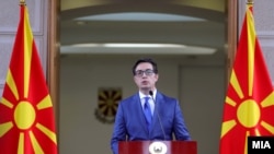 Претседателот на дравата Стево Пендаровски. 