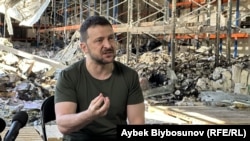 Украинанын президенти Владимир Зеленский. Харьков шаары. 24.05.2024-жыл.