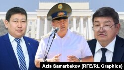 Акылбек Түмөнбаев, Камчыбек Ташиев жана Акылбек Жапаров. Коллаж.