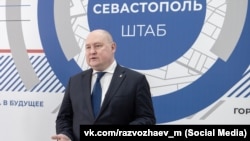 Российский глава Севастополя Михаил Развожаев, 18 января 2024 года 