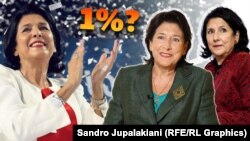 Саломе Зурабишвили (коллаж)