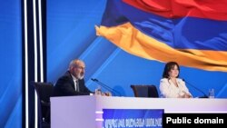 Armenia - Prime Minister Nikol Pashinian holds a news conference in Yerevan, August 31, 2024.