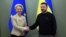 Președintele Ucrainei, Volodimir Zelenski, și președinta Comisiei Europene, Ursula von der Leyen. Kiev, 4 noiembrie 2023,