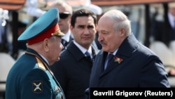 Сердар Бердымухамедов на параде в Москве 9 мая 2023 года