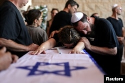 تشییع جنازه کشته‌شدگان حمله حماس در هفتم اکتبر گذشته