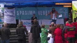 Bosnians Protest Hydropower Plans On The Neretva River