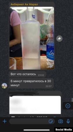 "Акмарал" бий ансамблинин бийчилери жиберген сүрөт.