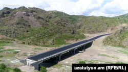 Կամուրջը, որը կառուցել է ադրբեջանական կողմը Կոռնիձորի տակ՝ Աղավնո գետի վրա
