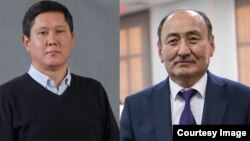 Жаркынбек Касымбеков жана Алымкадыр Бейшеналиев. Коллаж. 