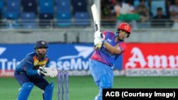 تصویر آرشیف: بازیکن تیم ملی کریکت افغانستان 