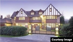 Дом Максима Бакиева в Лондоне.