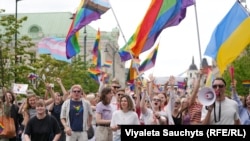 Парад у абарону правоў ЛГБТ у Вільні 7 чэрвеня 2025 году