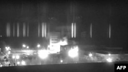 Pamje të zjarrit në centralin bërthamor, Zaporizhja.