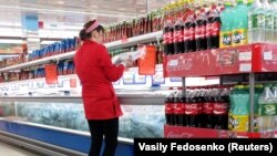 У менскай краме. Архіўнае фота