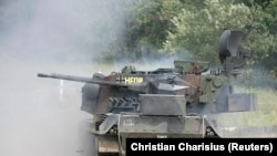 გერმანული თვითმავალი საზენიტო დანადგარი Gepard-ი.