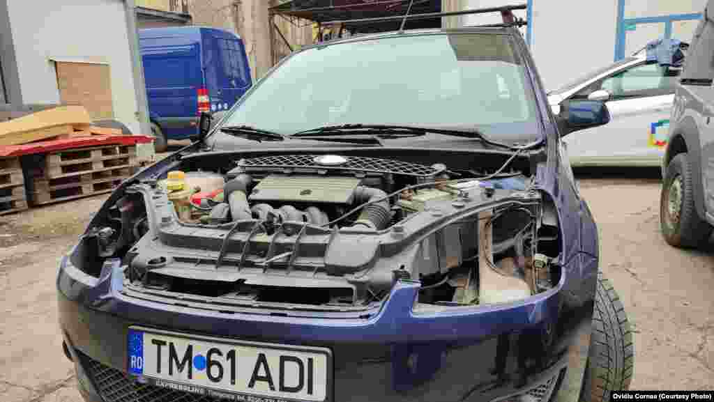 O familie de timișoreni a donat un autoturism pentru refugiații a căror mașină nu a mai putut fi utilizată.