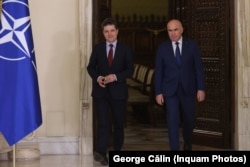 Nicușor Dan, președintele României, și Ilie Bolojan, prim-ministrul României.