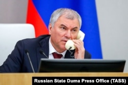 Спикер российской Госдумы Вячеслав Володин