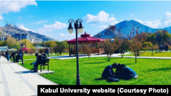 تصویر آرشیف: صحن پوهنتون کابل 