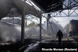 O fabrică din Harkov a fost distrusă de rachetele lansate de armată rusă, 30 aprilie 2022