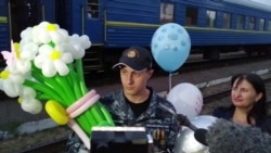 Зустріч моряка Євгена Семидоцького після російського полону – відео