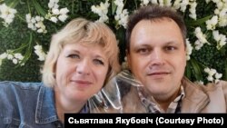 Сьвятлана Якубовіч і Станіслаў Мачалаў. Архіўнае фота