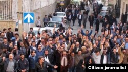 اعتراض دراویش در دی ماه گذشته در تهران