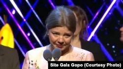 Viorica Vodă la Gala Gopo cu o mărturie tulburătoare