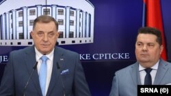 Milorad Dodik i Nenad Stevandić, Banjaluka, 25. marta 2025.