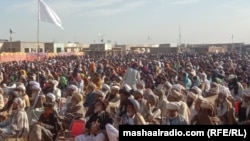 په ځونیخېلو کې له تېرو دوو کلونو راهیسې د ناامنۍ ضد پراخې مظاهرې او جرګې شوې دي - د ۲۰۲۳ز کال د جنورۍ لومړۍ نېټې انځور.