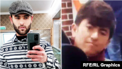 Manuçehr Şodow (sepde) we Boboaziz Tuýdiýew (sagda)