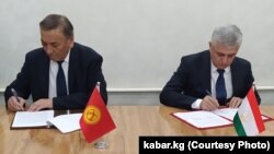 Руководители рабочих групп по уточнению границ Кыргызстана и Таджикистана, декабрь 2022 г.