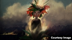 Татьяна Зеленскаянын 2021-жылы чек арадагы кагылышуудан кийин тарткан сүрөтү. 