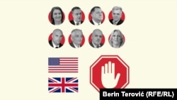 Osobe iz BiH pod sankcijama Washingtona i Londona