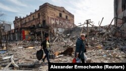 Мариуполь в апреле 2022 года