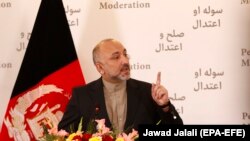 Hanif Atmar is one of the presidential contenders calling on President Ashraf Ghani to step down.