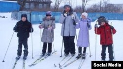 Миләүшә Сөләйманова мәктә укучылары белән