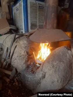 دکان آهنگری عبدالحمید در ولایت فراه