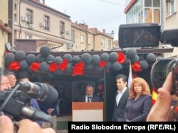 Hapja e qendrës kulturore "Vanço Mihajlov" në Manastir, ku mori pjesë edhe kryeministri bullgar, Kiril Petkov.