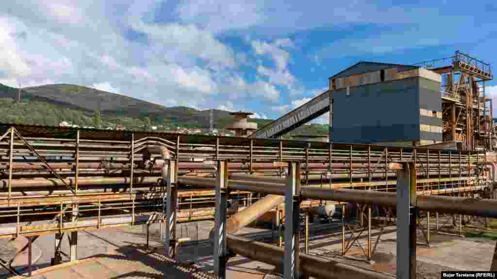 Metalurgija cinka u Mitrovici, koja je počela sa radom 1967. godine.