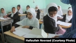 تصویر آٰرشیف: یکی از مکاتب دخترانه در ولایت نیمروز 