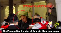 ვლადიმერ გველესიანი - კადრი პროკურატურის ვიდეოდან