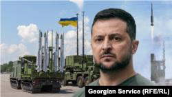 Georgia -- Volodymyr Zelensky IRIS from Germany