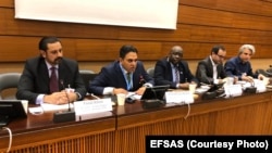 په جينيوا کې د بشري حقونو په اړه د غونډې ويناوال - د سېپټېمبر ۲۶مې انځور.