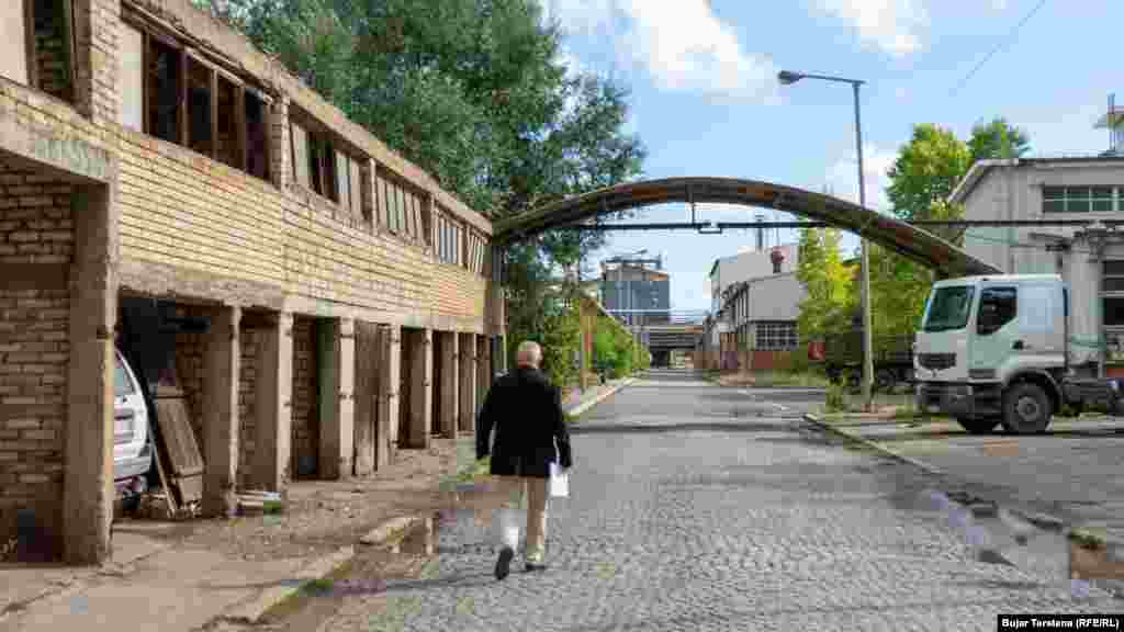 Industrijski park kombinata Trepča u Mitrovici.