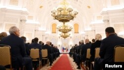 Vladimir Putin a ținut astăzi un discurs la ceremonia de alipirea a patru regiuni ucrainene la Rusia. Anexarea unui teritoriu suveran este ilegală și ilegitimă, amintește comunitatea internațională.