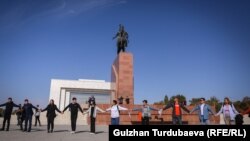 Cөз эркиндигин коргогон марштын катышуучулары, 14-октябрь, 2022-жыл.