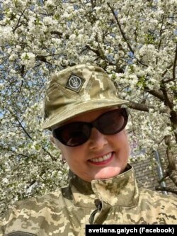 Світлана Галич, професорка акушерства та гінекології, нині в ЗСУ