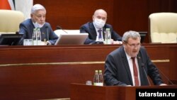 Ркаил Зәйдулла чыгыш ясый